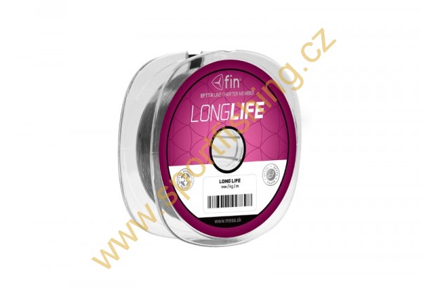 DELPHIN FACTOR LONG LIFE šedá 100m 0,20mm 8,1lbs