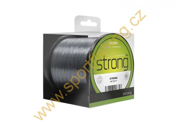 DELPHIN STRONG CARP 300m/šedá  1
