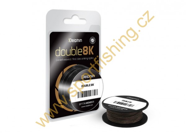 DELPHIN HOOK LINE DOUBLE 8K 20m/kamufláž 1