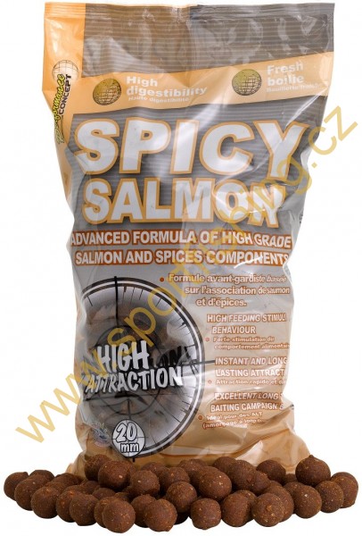 STARBAITS Boilies SPICY SALMON 2,5kg 14mm