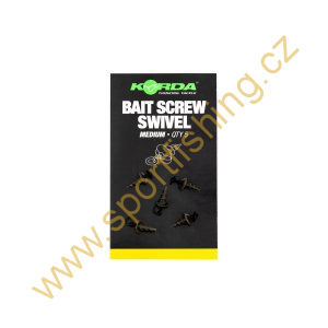 KORDA Bait Screw Swivel Medium (5ks) 1