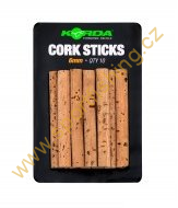 KORDA Cork Sticks 10ks vel. 6mm