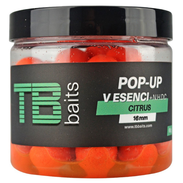 TB Baits Plovoucí Boilie Pop-Up Orange Citrus + NHDC
