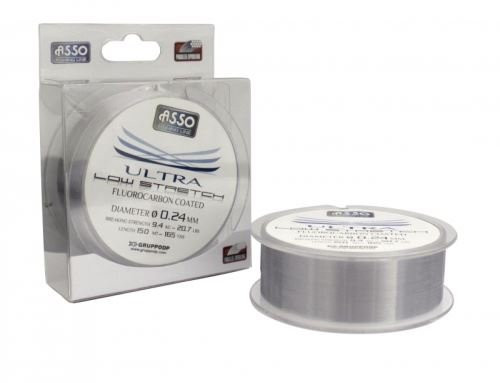 Vlasec Asso Ultra Low Stretch 150m - Průměr - 0,20 mm