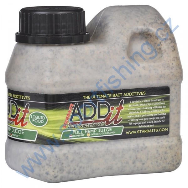 STARBAITS Zálivka ADD IT 500ml Hemp Juice (Konopí)