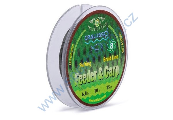 CRALUSSO FEEDER CARP & PLETENÝ NÁVAZEC 10m 9,1kg 20lb