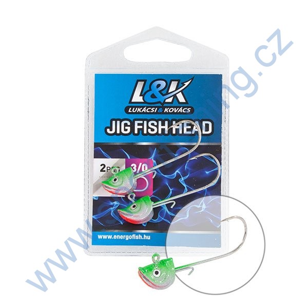 L&K TW HLAVIČKA FISH HEAD 2ks 3g vel. 1