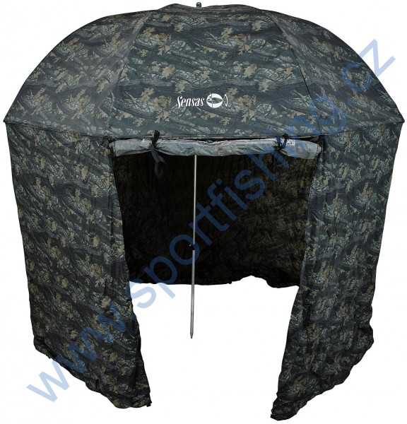 SENSAS Deštník s bočnicí CAMO POWER BIVVY 2,5m