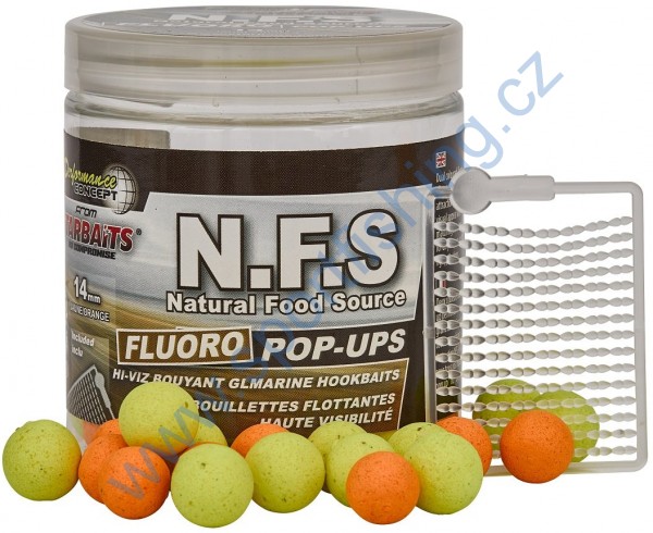 STARBAITS Pop Up Fluo N.F.S 80g pr.14mm (doprodej)