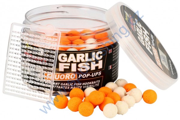 STARBAITS Pop Up Fluo Garlic Fish 80g pr.20mm