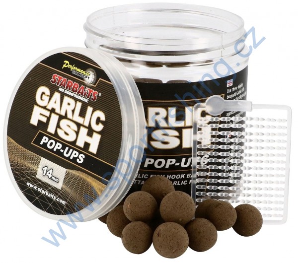 STARBAISTS Boilie plovoucí Garlic Fish 80g 20mm