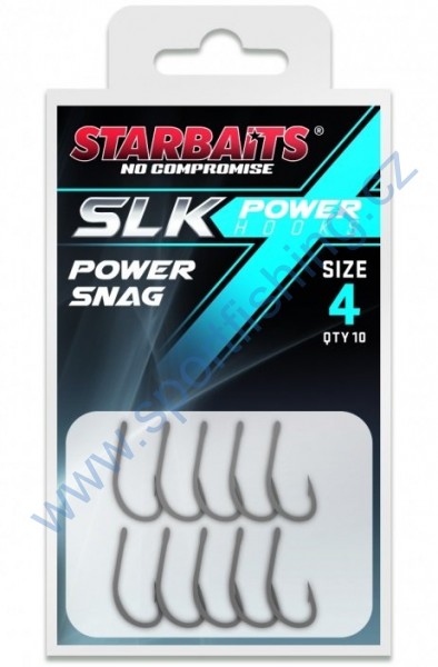 STARBAITS Háček Power Hook PTFE Coated Power Snag (10 ks) č.8