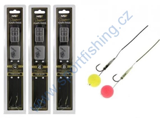NGT Hotový Návazec Dynamic Hair Rigs 2 pcs vel.8