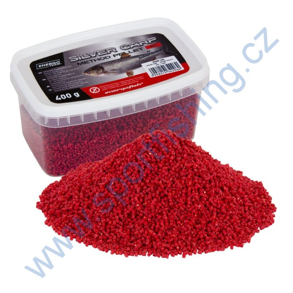SILVER CARP Method pelety box Žlutá
