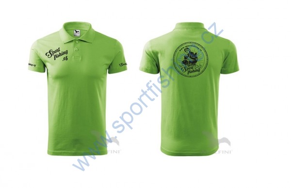 Pánská polokošile piqué SPORTFISHING - XXL