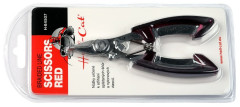 HELL-CAT Nůžky Scissor for braided line-S/S Claret-red