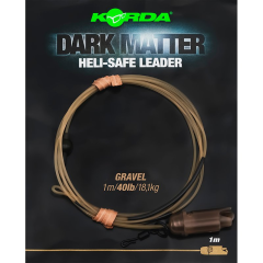KORDA Dark Matter Leader Heli Safe 40lb 1m 2