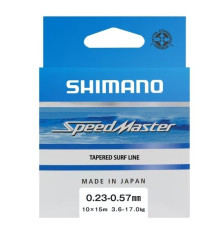 SHIMANO Ujímaný Vlasec Line Speedmaster Surf Taper ld 10x15m
