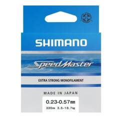 SHIMANO Ujímaný Vlasec Line Speedmaster Surf Tapered 220m