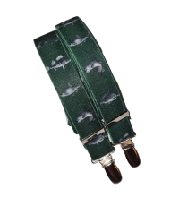 Kšandy pro děti s motivem ryb - zelené tmavé