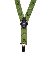 Kšandy pro děti s motivem ryb - zelené světlé