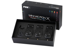 FOX Mini Micron X 3 rod set - sada hlásičů s příposlechem 3+1