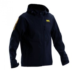 DOC Bunda SOFTSHELL - černá s kapucí vel. M